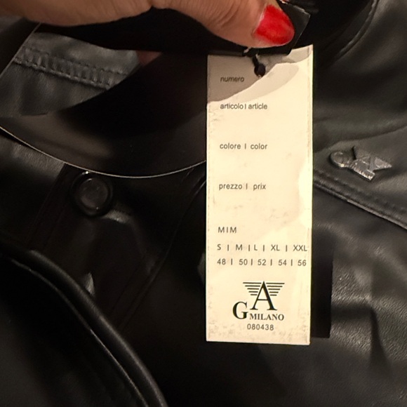 Brand new GA Milano Faux Leather Jacket Men’s Size (S) - Picture 8 of 8